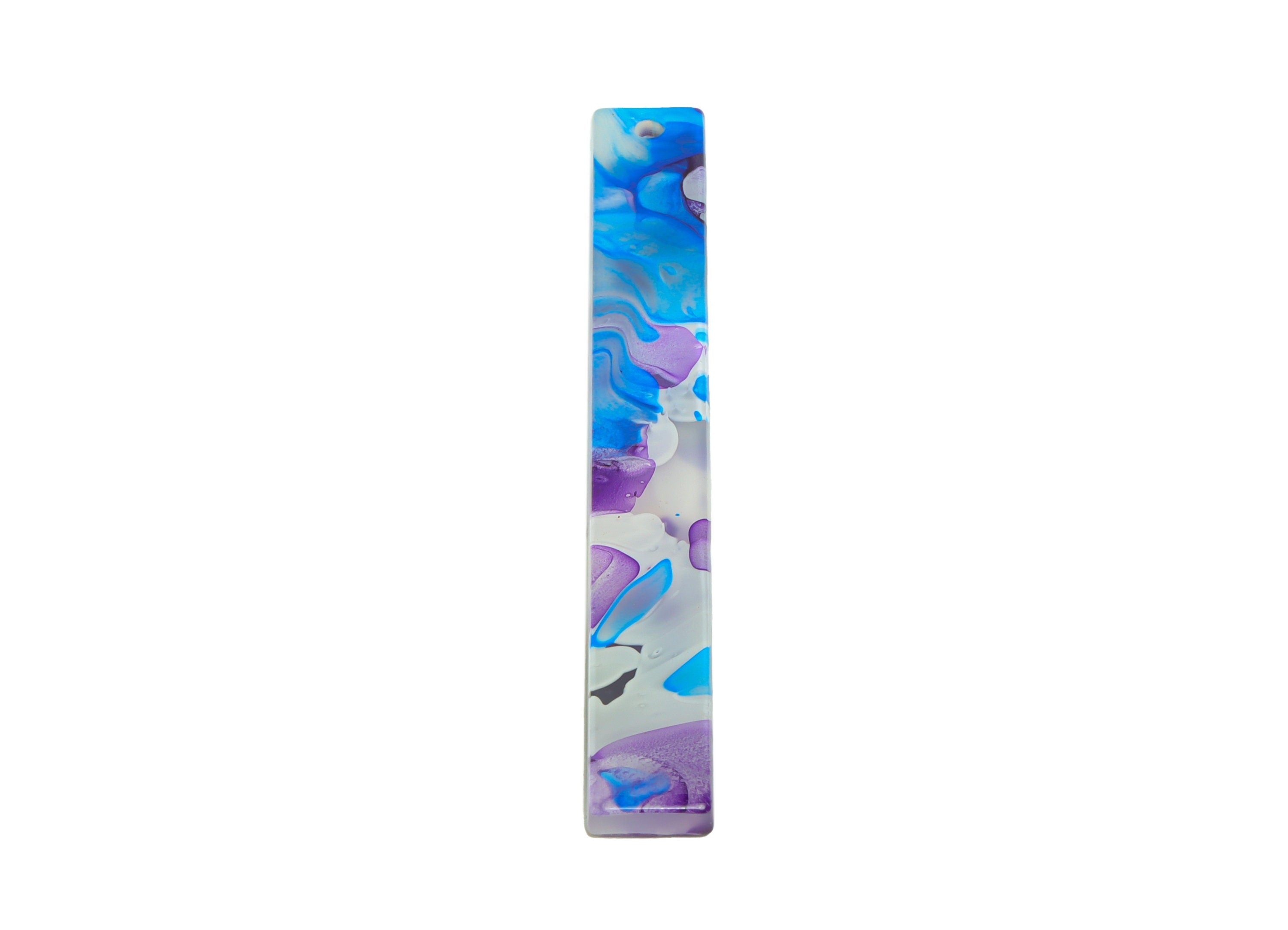 Acrylic Stick Charms - Bar Earrings and Pendant - Rainbow Earring Charm - Jewelry Supplies - Color Code: A943 - 59x7.8x2.5mm - AC2622-A943 - DOMEDBAZAAR