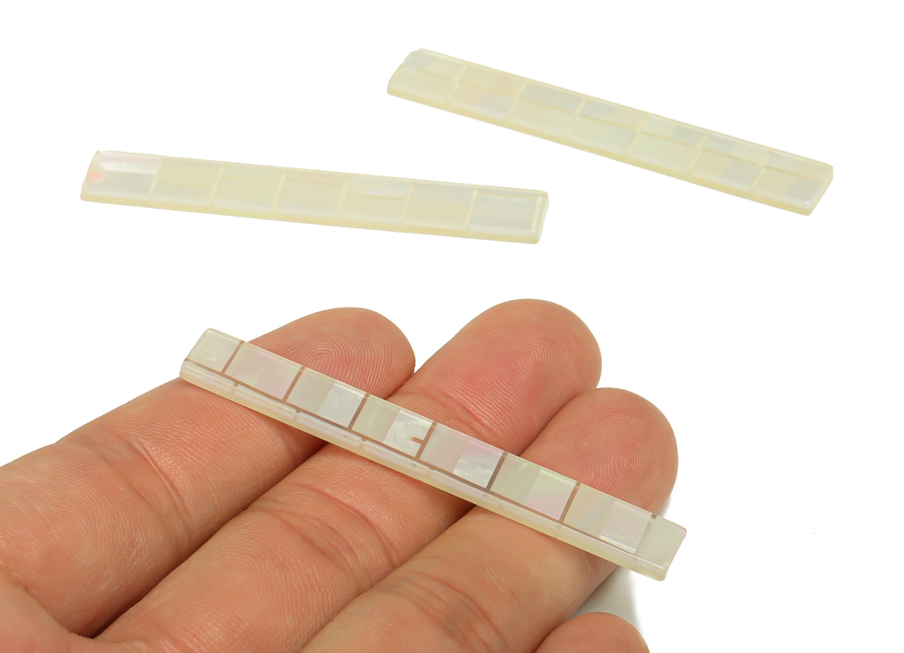 Acrylic Stick Charms - Bar Earrings and Pendant - White Earring Charm - Jewelry Supplies - Color Code: A1005 - 59x7.8x2.5mm - AC2622-A1005 - DOMEDBAZAAR