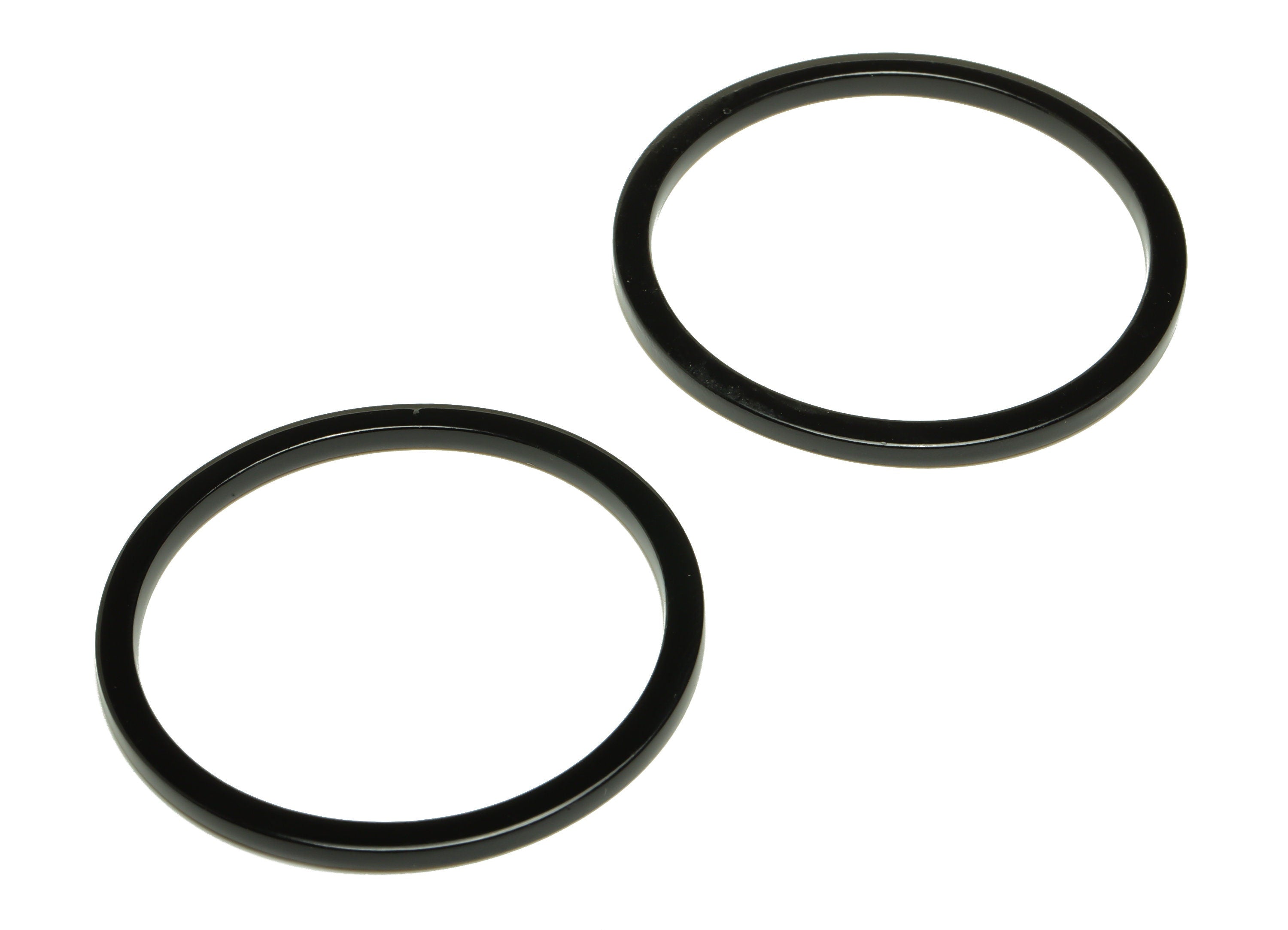 Acetate Hoop Earrings Charms - Circle Pendant - Black Earring Findings - Jewelry Supplies - Color Code:A66 - 44x44.3x2.6mm -AC2620-A66 - DOMEDBAZAAR