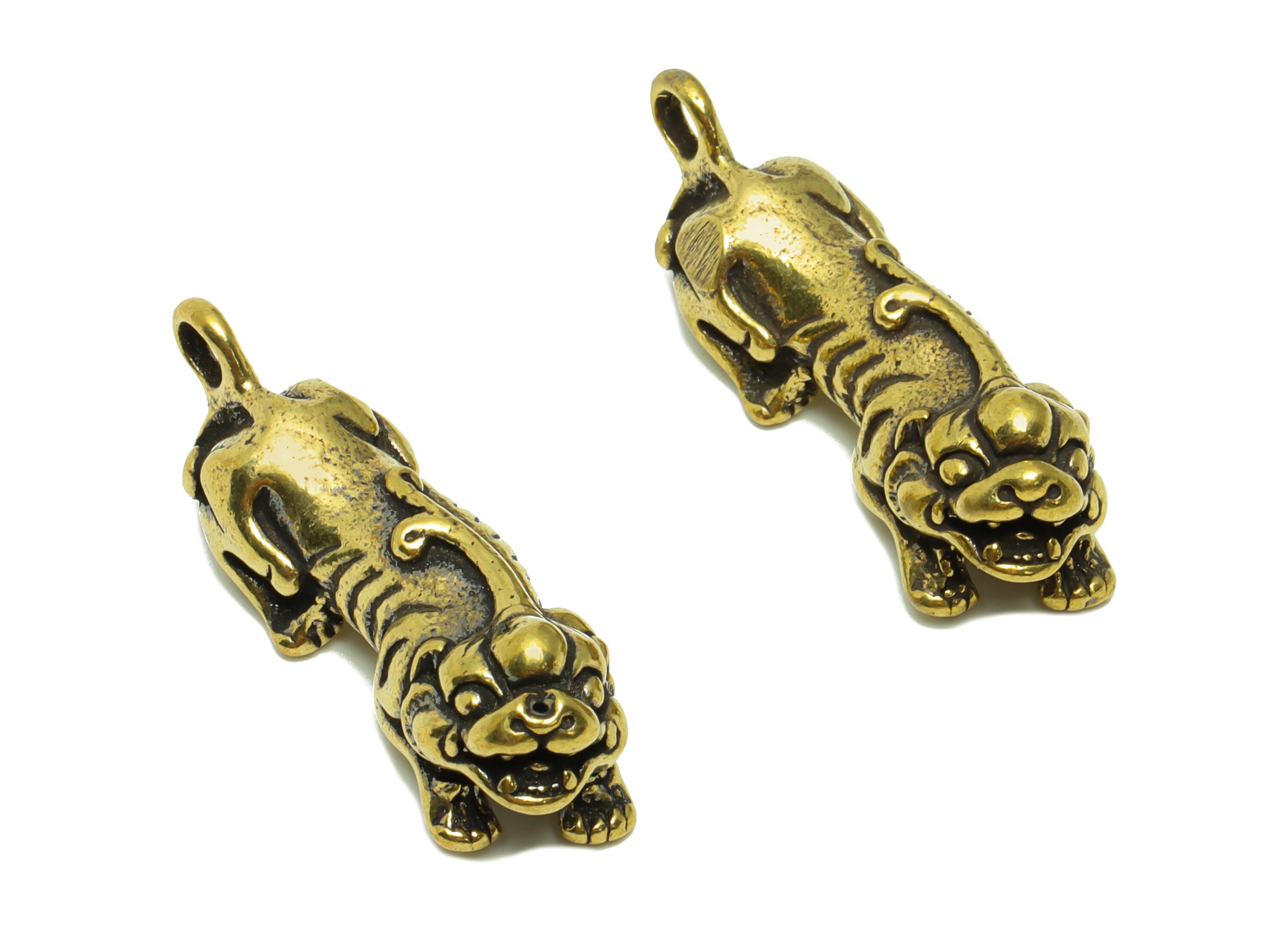 Brass Brave Troops Charm - Raw Brass Brave Troops Earring Charms - Antique Looking Pendant - Brave Troop Figure - 33.94x11.56x11mm - PP8712 - DOMEDBAZAAR