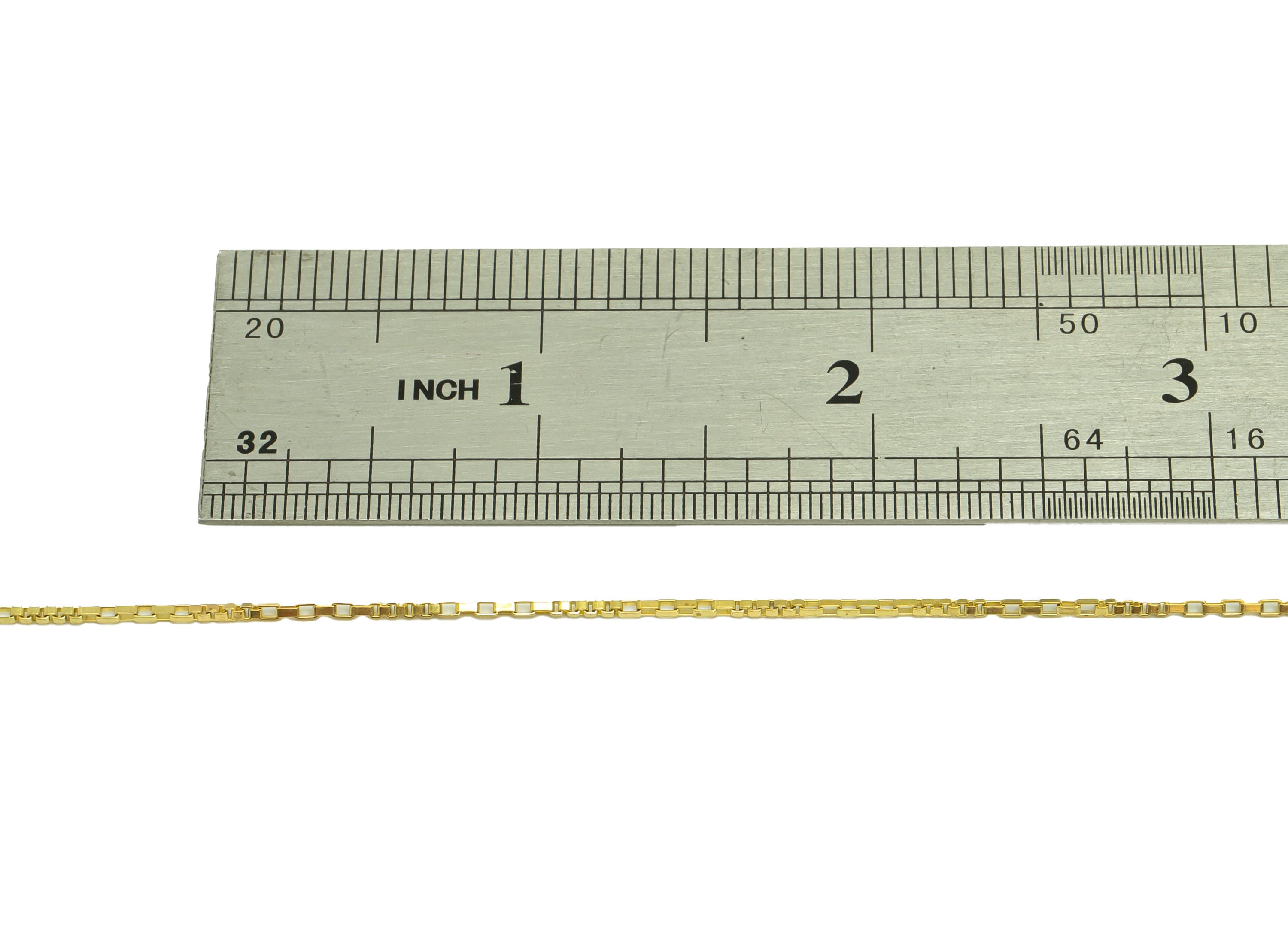 1.2 Rectangle Box Chain - Raw Brass Soldered Chain - Brass Mini Chain - 1.2box Chain - Link Rectangle Box Chain - Jeweler Making - PP8630 - DOMEDBAZAAR