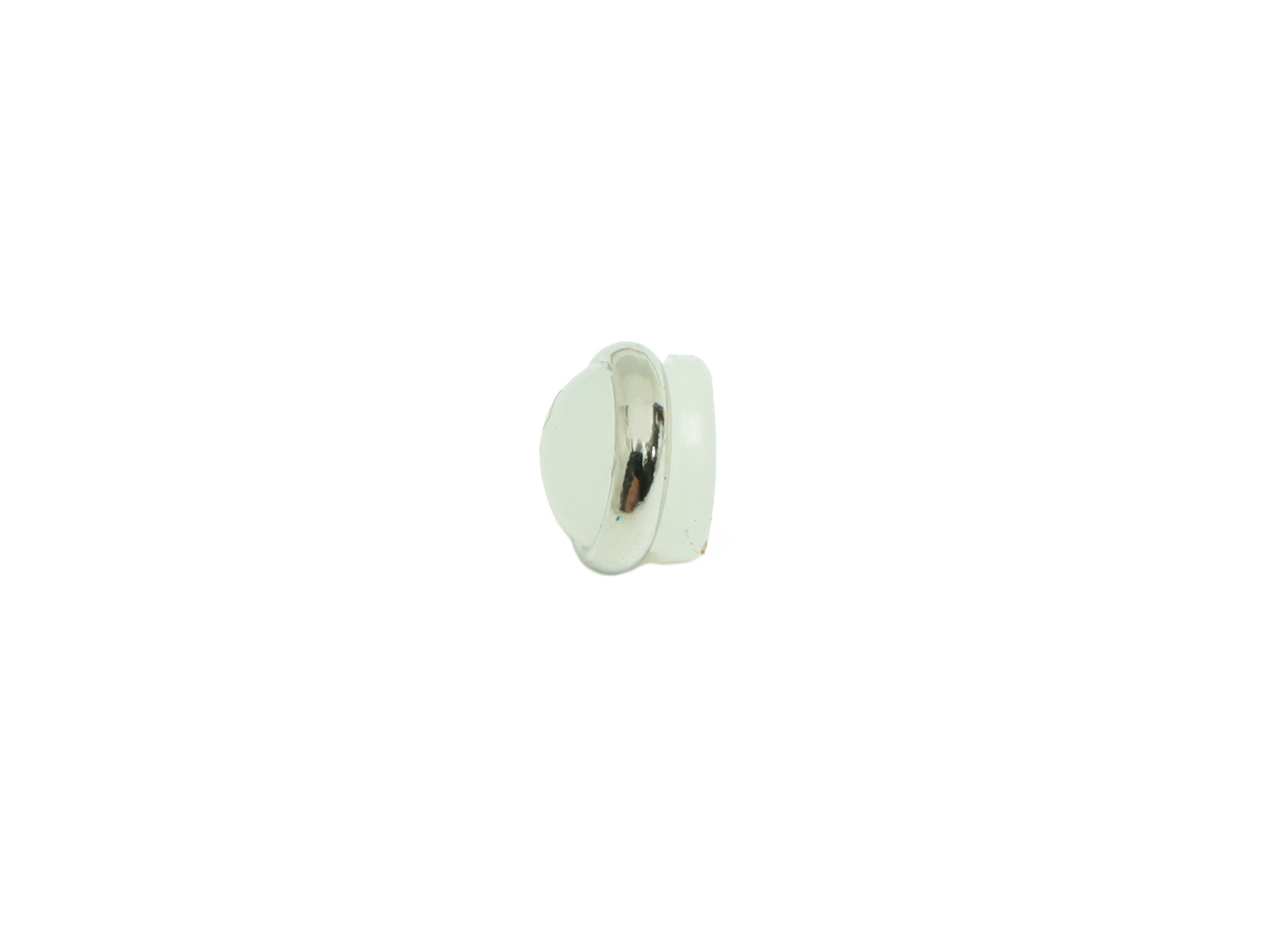 Brass Silica Gel Rubber - Rubber Earring Stopper Nuts - Rubber Earring Findings - Earring Back - Silver Tone Plating - 5.89x5x4mm - ES1043 - DOMEDBAZAAR