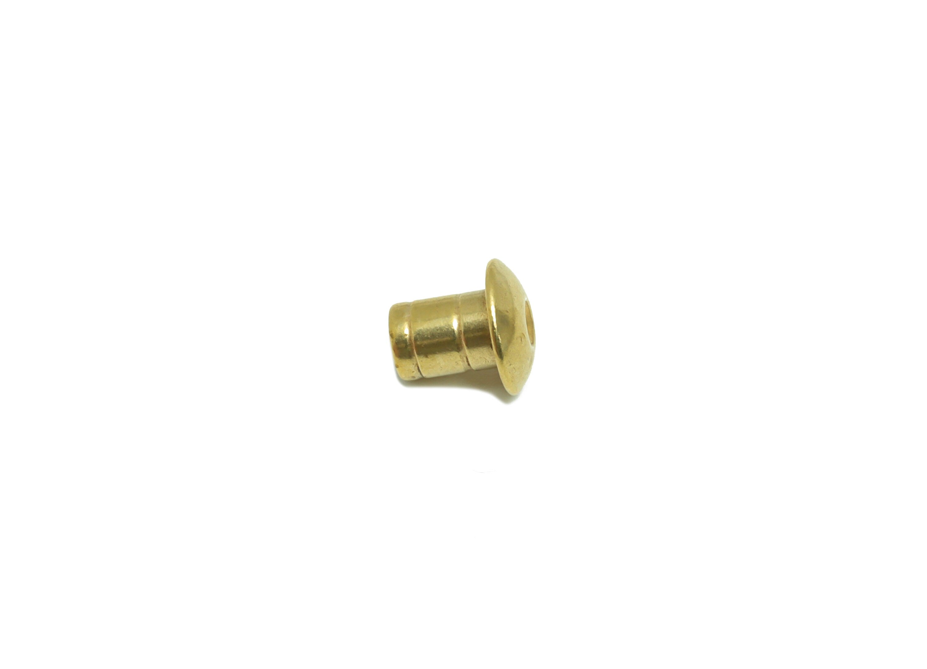 7*7 Silica Gel Rubber Earring Back - Brass Rubber Earring Stopper Nuts - Button Rubber Earring - Post Back - Earring Back - 6x6x6mm- PP9247 - DOMEDBAZAAR