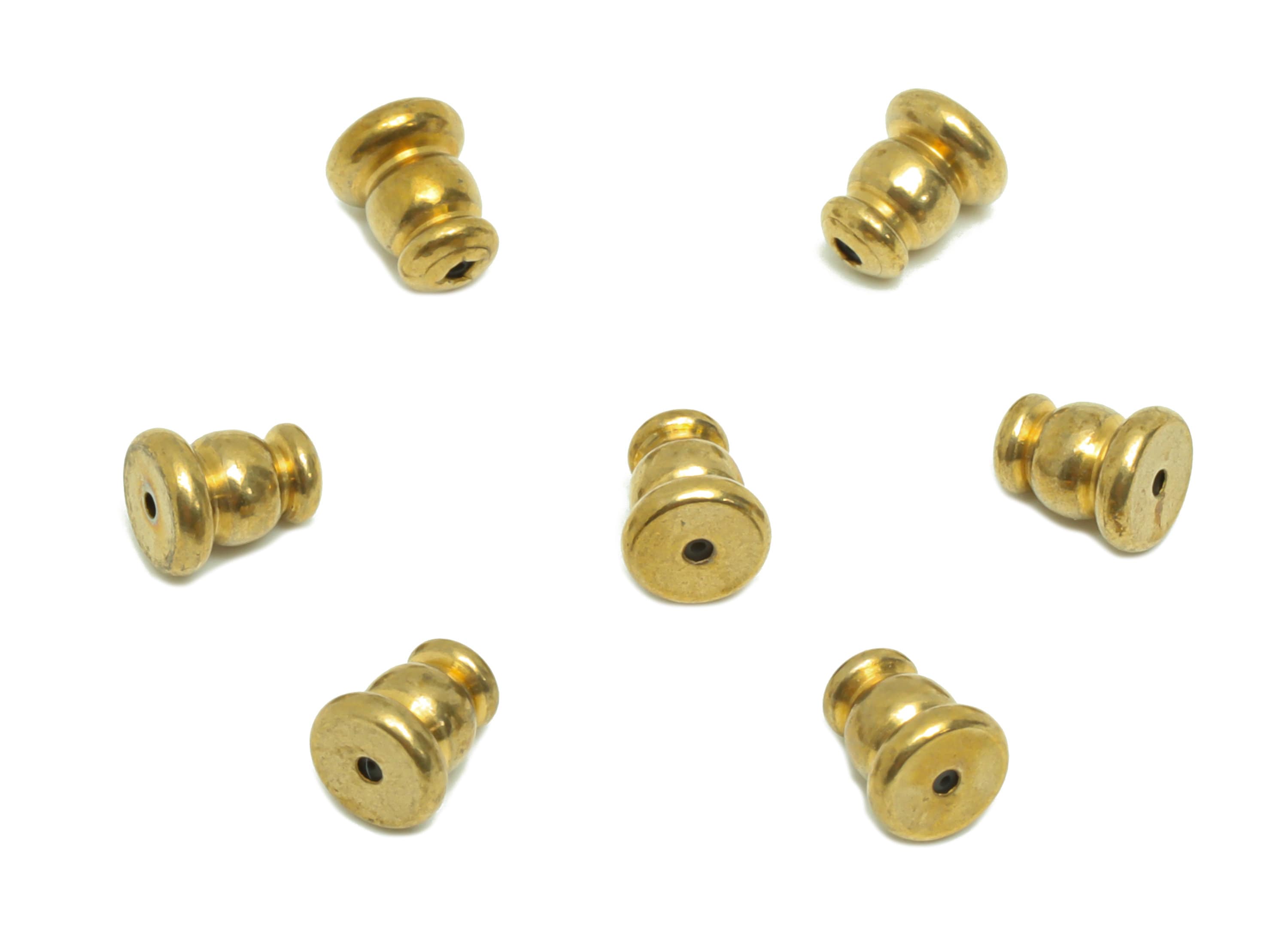 5*6 Silica Gel Rubber Earring Back - Brass Rubber Earring Stopper Nuts - Button Rubber Earring - Post Back - Earring Back -5x4x5mm- PP9248 - DOMEDBAZAAR