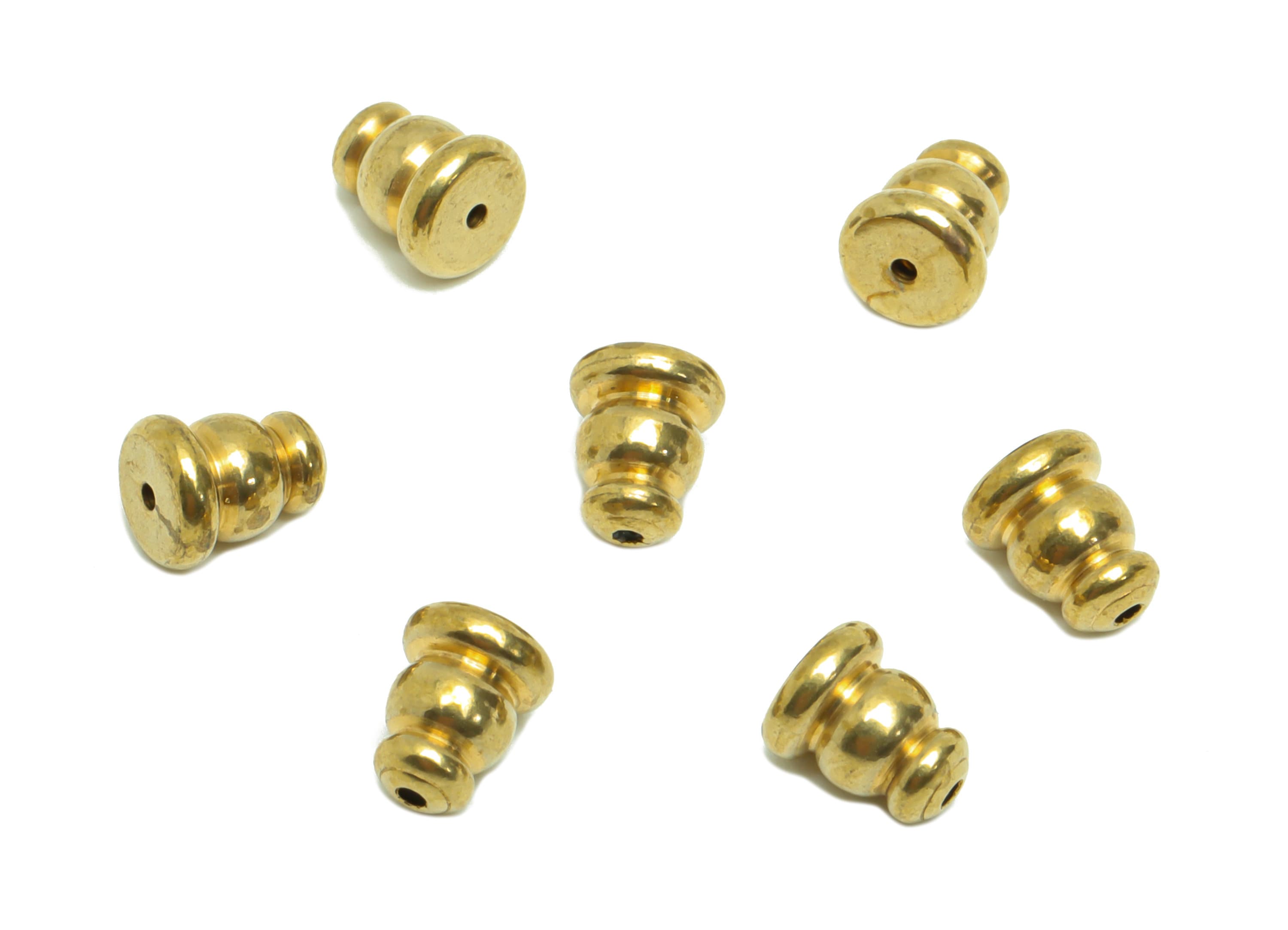 5.5*7 Silica Gel Rubber Earring Back - Brass Rubber Earring Stopper Nuts - Button Rubber Earring - Post Back - Earring Back - 6x5x6mm-PP9249 - DOMEDBAZAAR