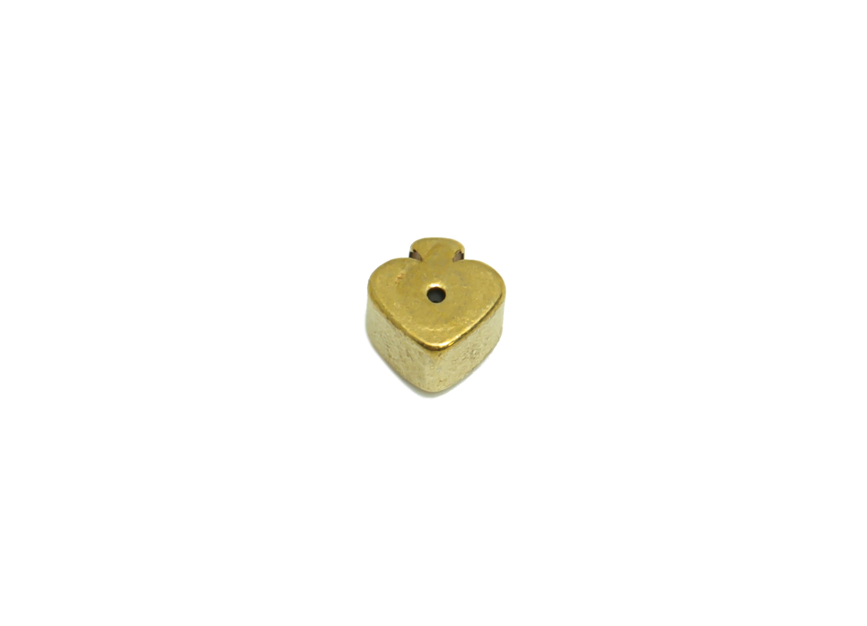 6*4 Silica Gel Rubber Earring Back - Brass Rubber Earring Stopper Nuts - Heart Rubber Earring - Post Back - Earring Back - 5x 5x4mm- PP9250 - DOMEDBAZAAR