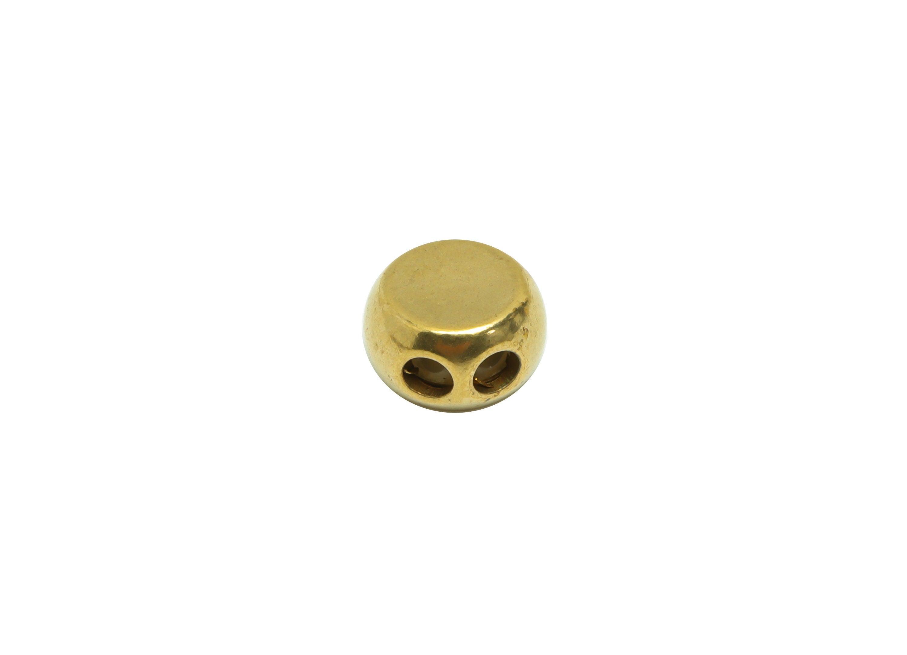 9*1.5 Brass Silica Gel Rubber - Cylinder Rubber Sliding Beads Nuts - Stopper Bead - Adjustable Stopper Beads - 5.36x9.2x5.36mm- PP9255 - DOMEDBAZAAR