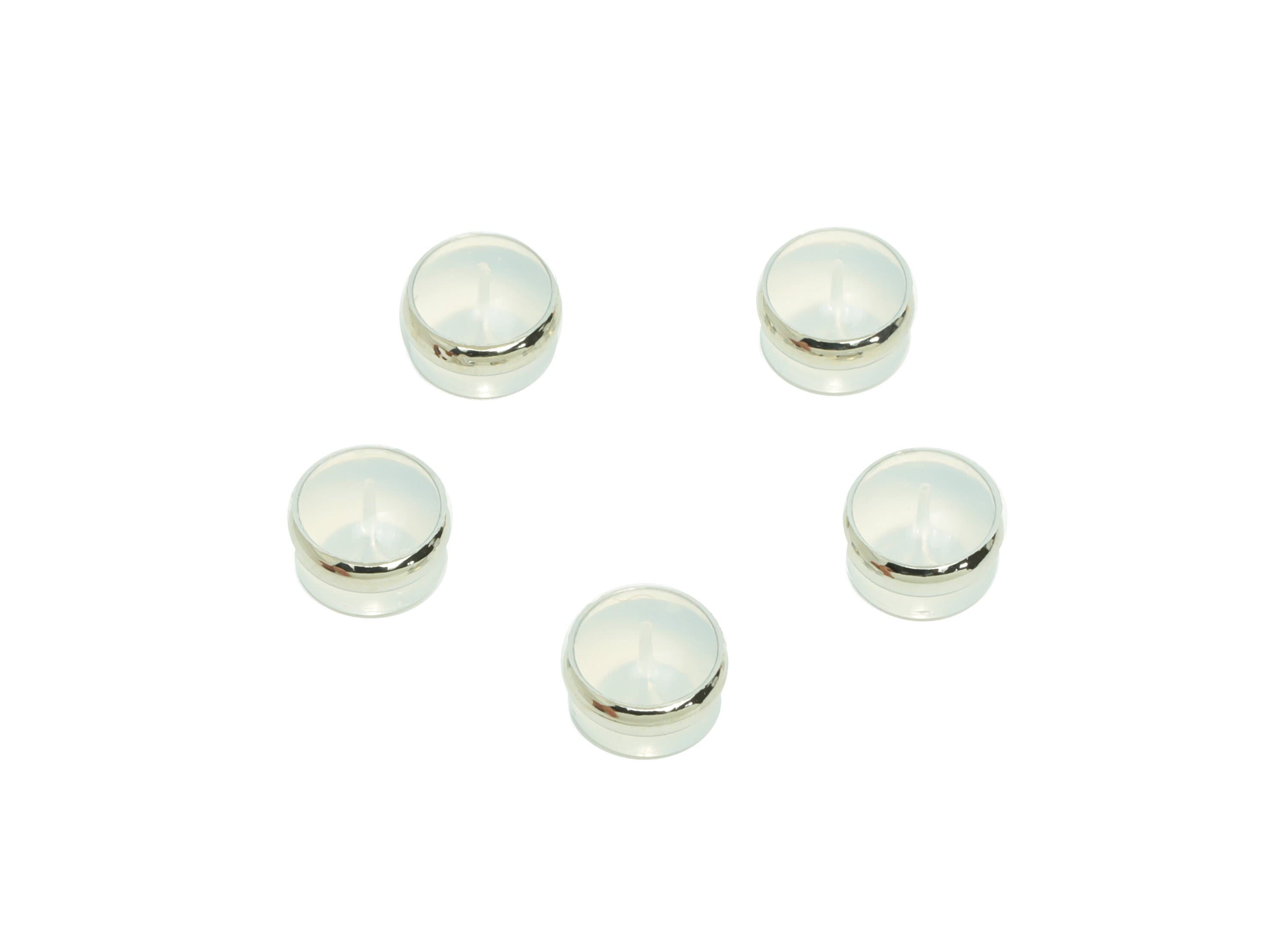 Brass Silica Gel Rubber - Rubber Earring Stopper Nuts - Rubber Earring Findings - Earring Back - Silver Tone Plating - 6.77x6.7x5mm - ES1036 - DOMEDBAZAAR
