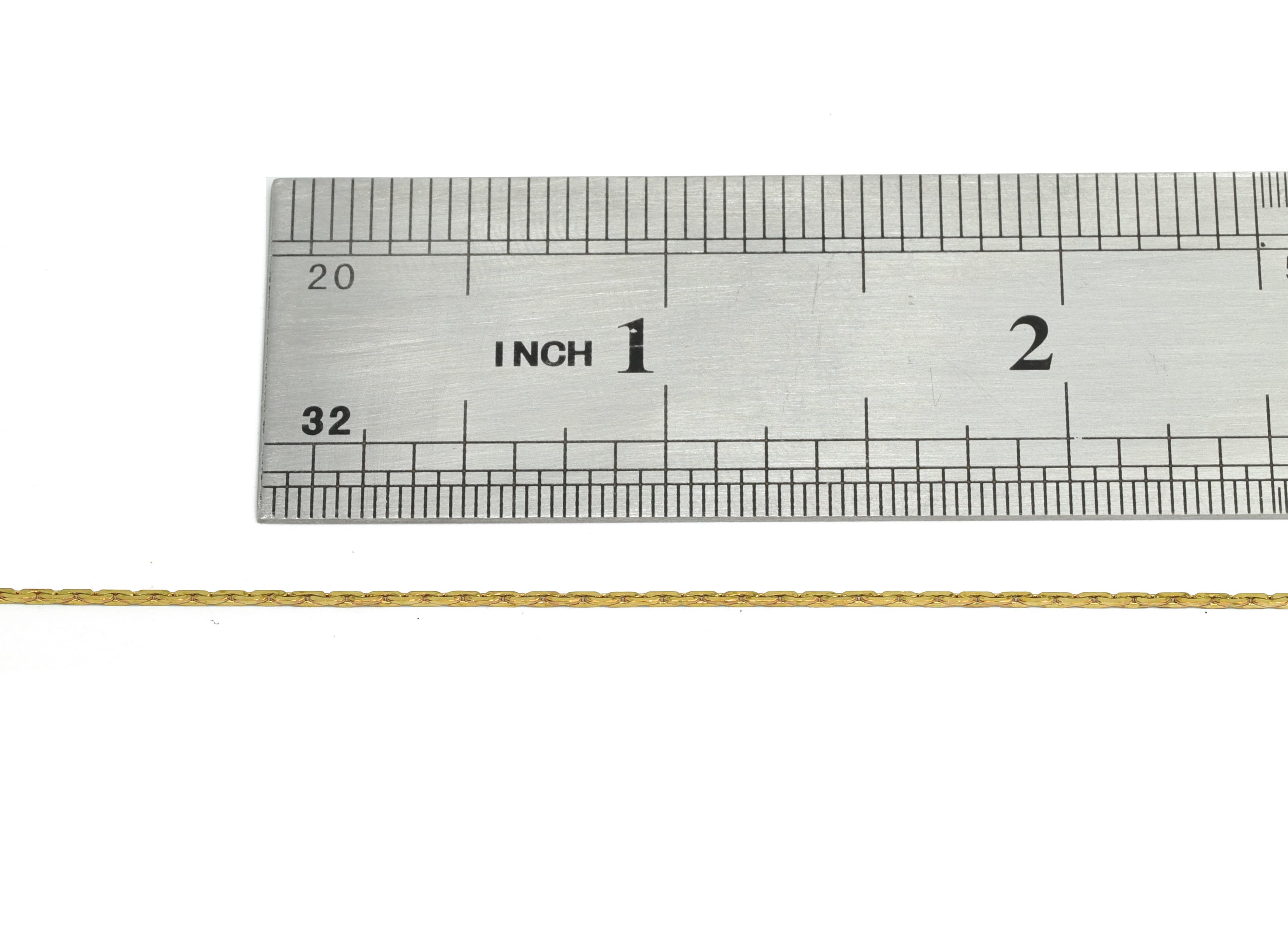 0.7mm Finished Snake Chain - 43+5CM Snake Chain - Raw Brass Chain Finished Snake Cable - Snake Chain Necklace - Snake Chain - CC1268 - DOMEDBAZAAR