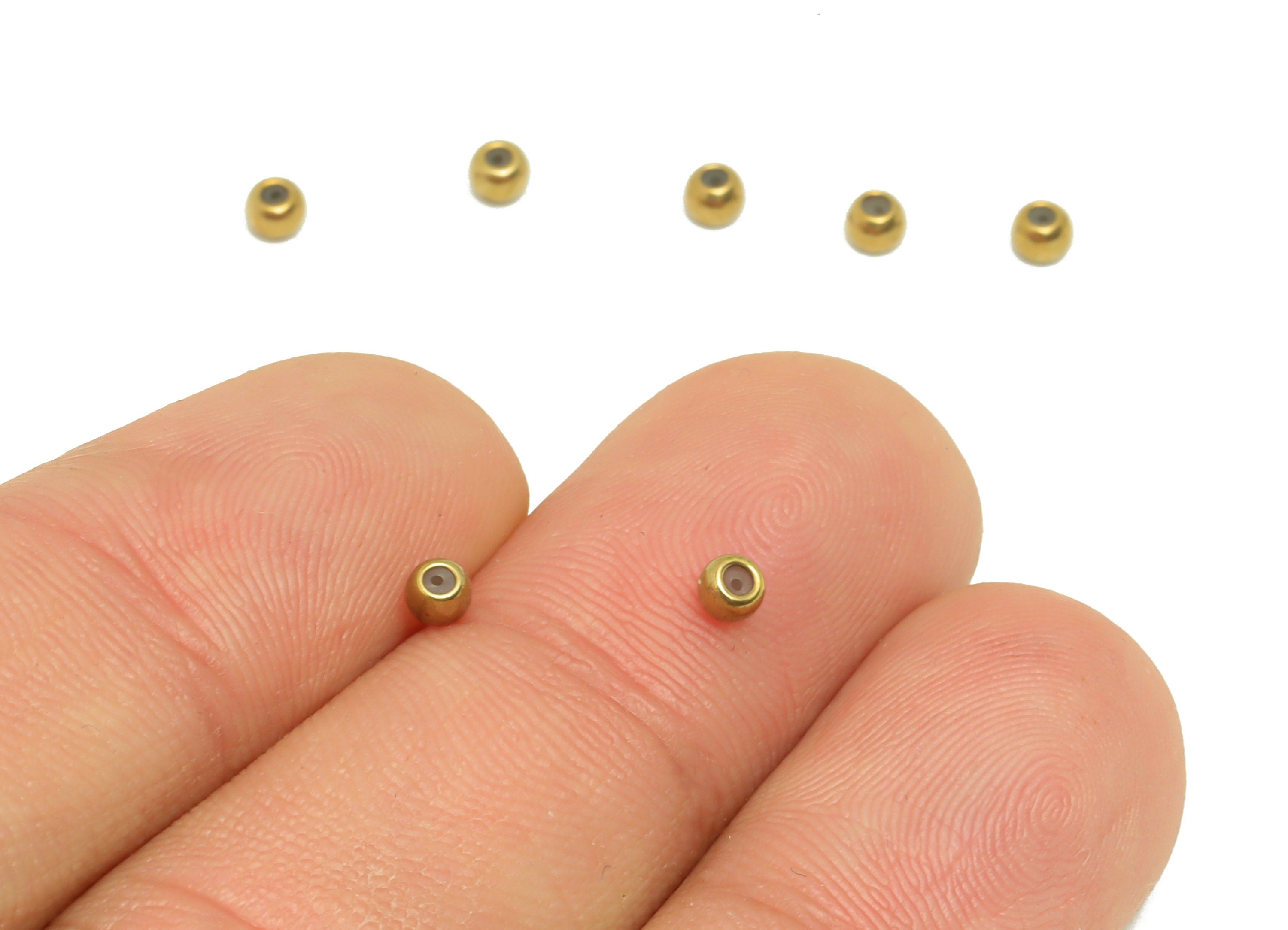 3*0.5 Silica Gel Rubber Earring Back - Brass Rubber Earring Stopper Nuts - Rubber Earring - Post Back - Earring Back - 2x2.78x2mm- PP9236 - DOMEDBAZAAR