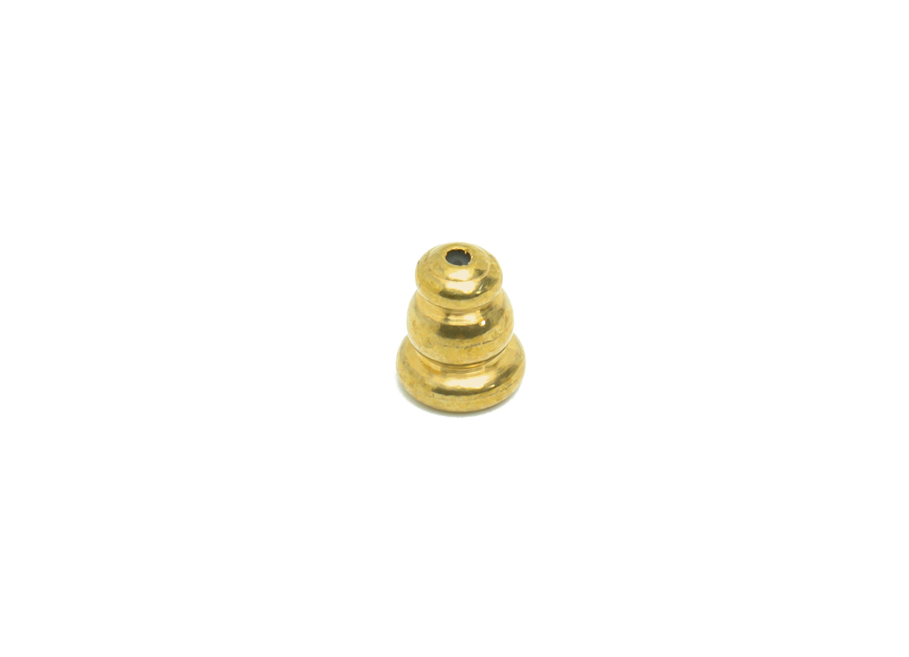 5.5*7 Silica Gel Rubber Earring Back - Brass Rubber Earring Stopper Nuts - Button Rubber Earring - Post Back - Earring Back - 6x5x6mm-PP9249 - DOMEDBAZAAR