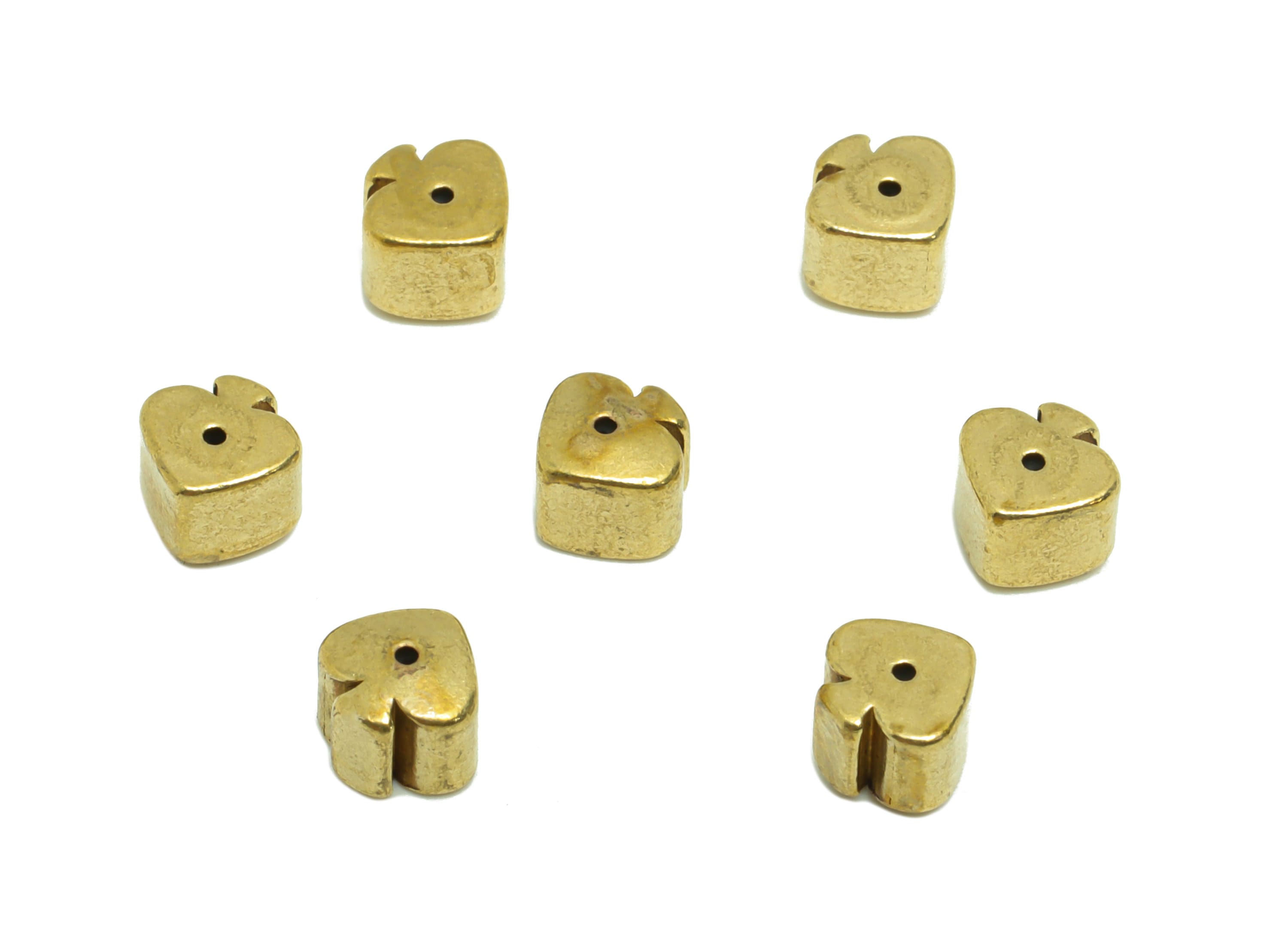 6*4 Silica Gel Rubber Earring Back - Brass Rubber Earring Stopper Nuts - Heart Rubber Earring - Post Back - Earring Back - 5x 5x4mm- PP9250 - DOMEDBAZAAR