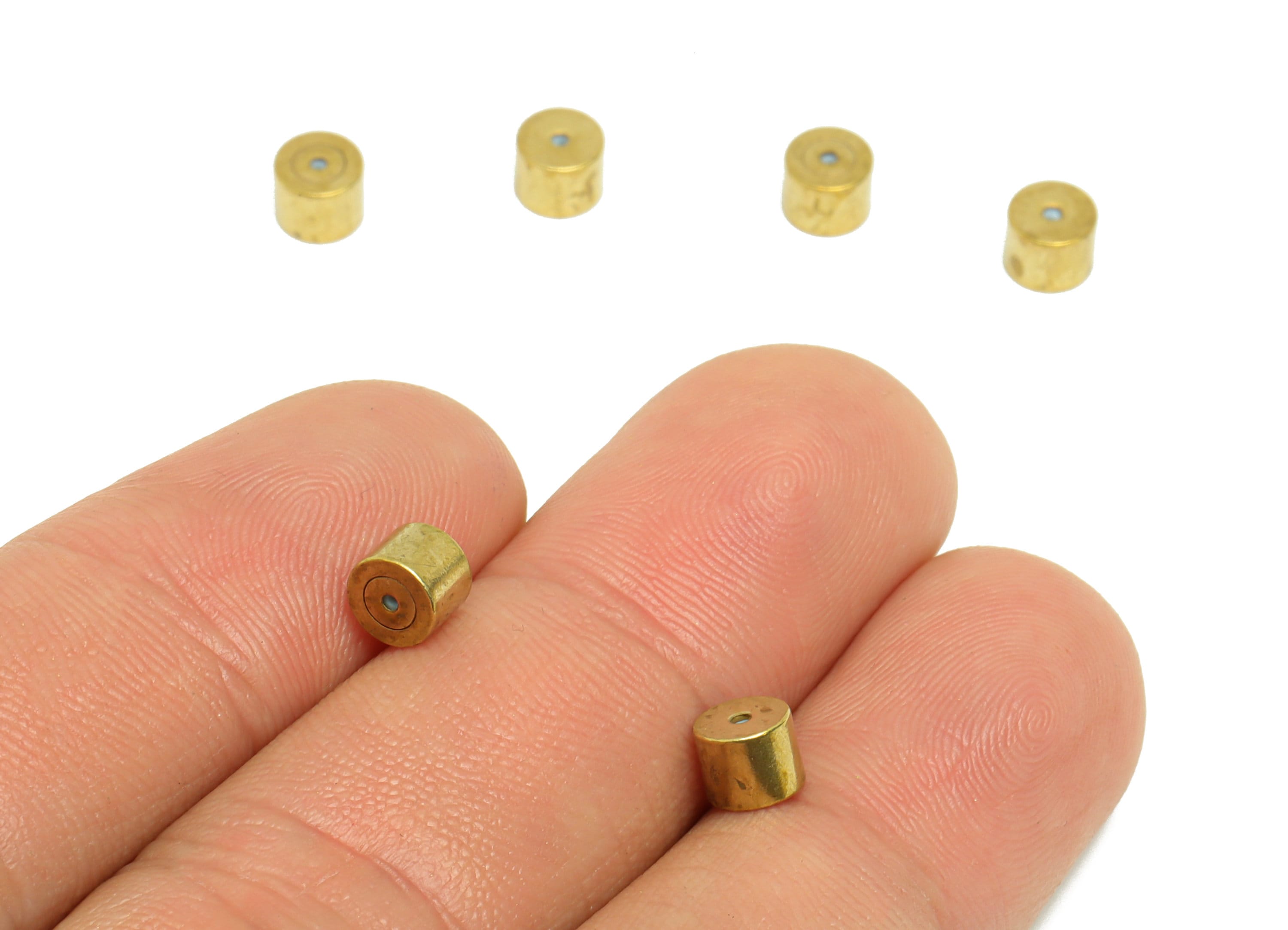 5*4 Silica Gel Rubber Earring Back - Brass Cylinder Rubber Earring Stopper Nuts - Rubber Earring Findings - Post Back - 3.64x4x3mm- PP9251 - DOMEDBAZAAR